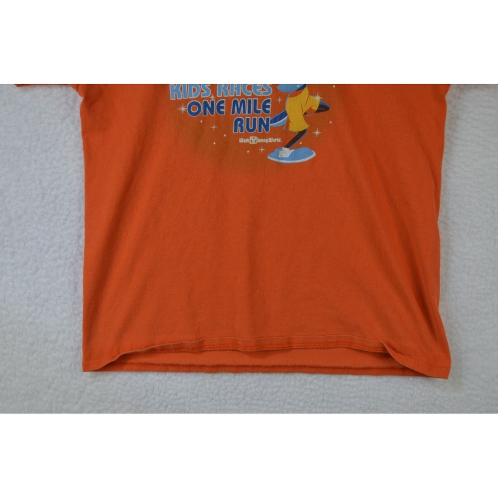 Disney Kids‎ Races Shirt Youth Large Orange Run Disney Graphic 2020 One Mile Run - Picture 4 of 13